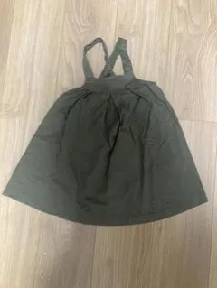 ブランシェス90カーキ ジャンバースカート