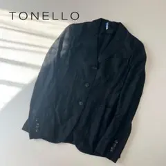 高級　TONELLO トネッロ　リネン テーラードジャケット　イタリー製のサムネイル
