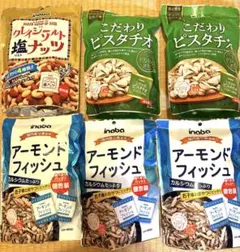 週末値下げ！稲葉ピーナツ クレイジーソルトナッツ こだわりピスタチオ 詰め合わせのサムネイル