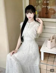 shein ロングワンピース