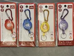 キャンドゥ ちいかわ カラビナ付きリールキーホルダー全4種セット