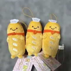 すみっコぐらし あつまるんです　いろんななかま　ゴムひも付きマスコット　３点