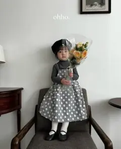 ohho　モコモコドットワンピース