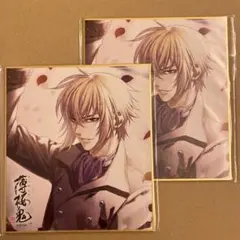 薄桜鬼 風間千景 まるくじ 色紙 缶バッジ 3点 - メルカリ