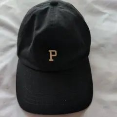 GU ベースボールキャップ ブラック Pロゴ