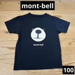 mont-bell クマデザイン Tシャツ ブラック