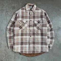 キルティングネルシャツ