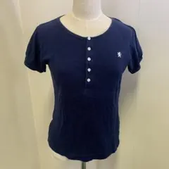 ネイビー　カットソー　ジムフレックス（GYMPHLEX）サイズ表記「12」M程度のサムネイル