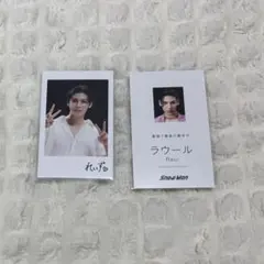 SnowMan ラウール 名刺カード チェキ風カード