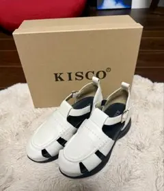 試着のみ　KISCO 厚底 グルカサンダル インヒールのサムネイル