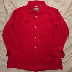 50s 60s 三角タグサテンオープンカラーシャツロカビリー