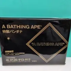 smart12月号　特別付録A BATHING APE バンダナ　未開封品