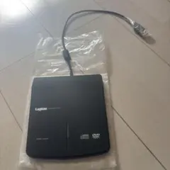 Logitec DVD-ROMドライブ USB接続 ブラック