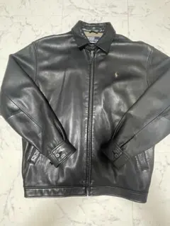90s Polo Ralph Lauren レザージャケット スイングトップのサムネイル