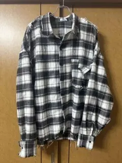 VOLCAN & APHRODITE ダメージチェックBIGシャツ