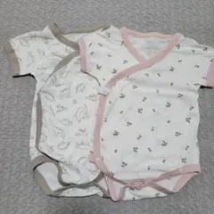 アプレレクール　恐竜・さくらんぼ柄　半袖肌着　70〜80