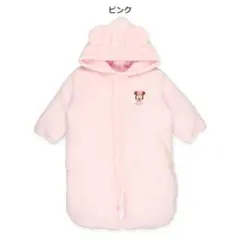 フリース防寒おくるみ（ミニーマウス）