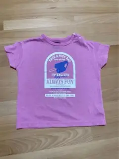 《MARKEY's マーキーズ》 ピンク グラフィックTシャツ