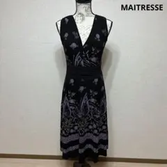 MAITRESSE ノースリーブワンピース 蝶々のサムネイル