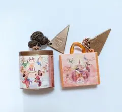 ディズニー　40周年記念　ガチャ　クランチ缶　ショッピングバッグ