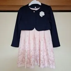 女の子　セレモニー　フォーマル　スーツ　ジャケット　ワンピース　120㎝