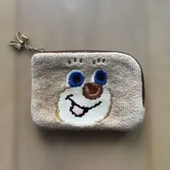 LOVERARY by FEILER テディ刺繍ポーチ