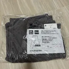 GU バレルレッグジーンズ　グレー