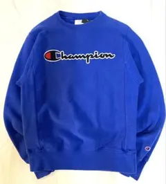 Champion Reverse Weaveトレーナー・スウェット　青 L