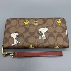 coach コーチ✖️スヌーピー コラボ A5手帳ノートカバーブラウン