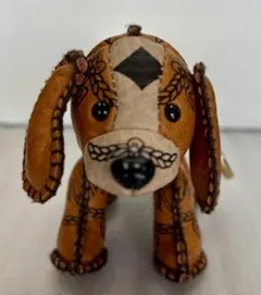 MCM (エムシーエム) 別注 DOG DOLL ドックドール 犬 ぬいぐるみ MCM エムシーエム 犬 ドッグ ブラウン ブラック 総柄 コニャック