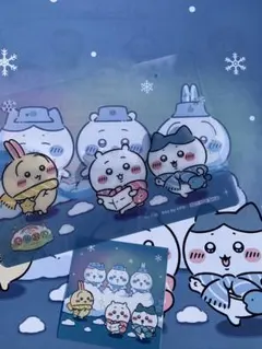 ちいかわ　ステッカー　クリアカード　チラシ　ちいぽけ　さっぽろ　雪まつり