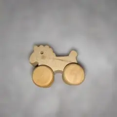 ハンドメイド　木馬　おもちゃ　木製　小さい　可愛い　動く　新品　未使用