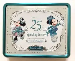 ディズニーシー25周年　スパークリングジュビリー　クッキー空き缶