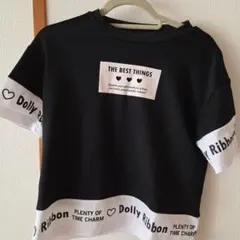 DOLLY RIBBON 黒 Tシャツ 140サイズ