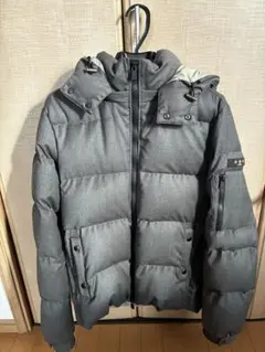 最終値下げ】TATRAS フード付き ダウンジャケット ブラック - メルカリ