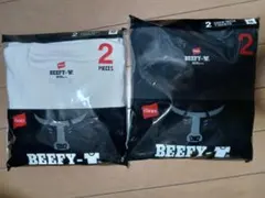 Hanes BEEFY-T 2枚セット白黒2つ