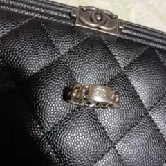 CHANEL　レア シルバー チェーンリング