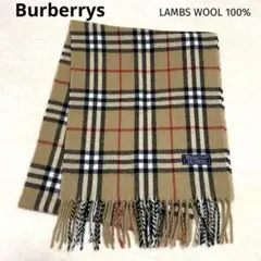 Burberrys バーバリーズ ノバチェック マフラー ラムズウール