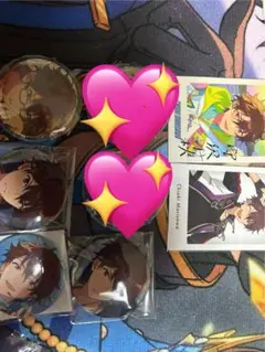 あんスタコレクション缶バッジ守沢千秋4点ぱしゃっつ2枚