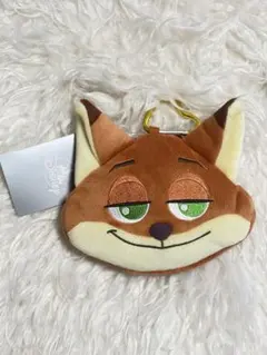 【新品未使用】ズートピア　ニック　ミニポーチ　ディズニーストア
