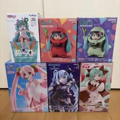 初音ミク　フィギュア6体セット