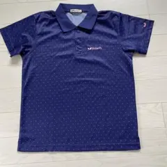 卓球　シャツ　Butterfly ネイビー ドット柄