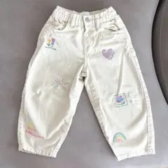 ZARA 刺繍パンツ 104cm