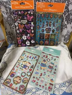 ディズニー　シール　ダッフィー　シェリーメイ　ハロウィン　おばけミッキー