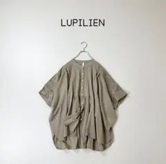 LUPILIEN ナチュラン取扱 カットワーク レース ギャザー ブラウスのサムネイル