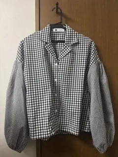 開襟チェックシャツのサムネイル