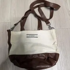 FOXEY ショルダーバッグ 2way キャンバス レザーのサムネイル