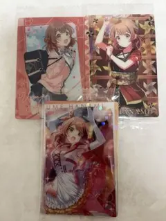 学マス ウエハース 花海佑芽 3枚セット