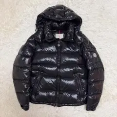 MONCLER MAYA ダウンジャケット ブラック 光沢 1サイズ Y2K
