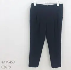 【美品】qualite カリテ テーパードパンツ ブラック サイズ32